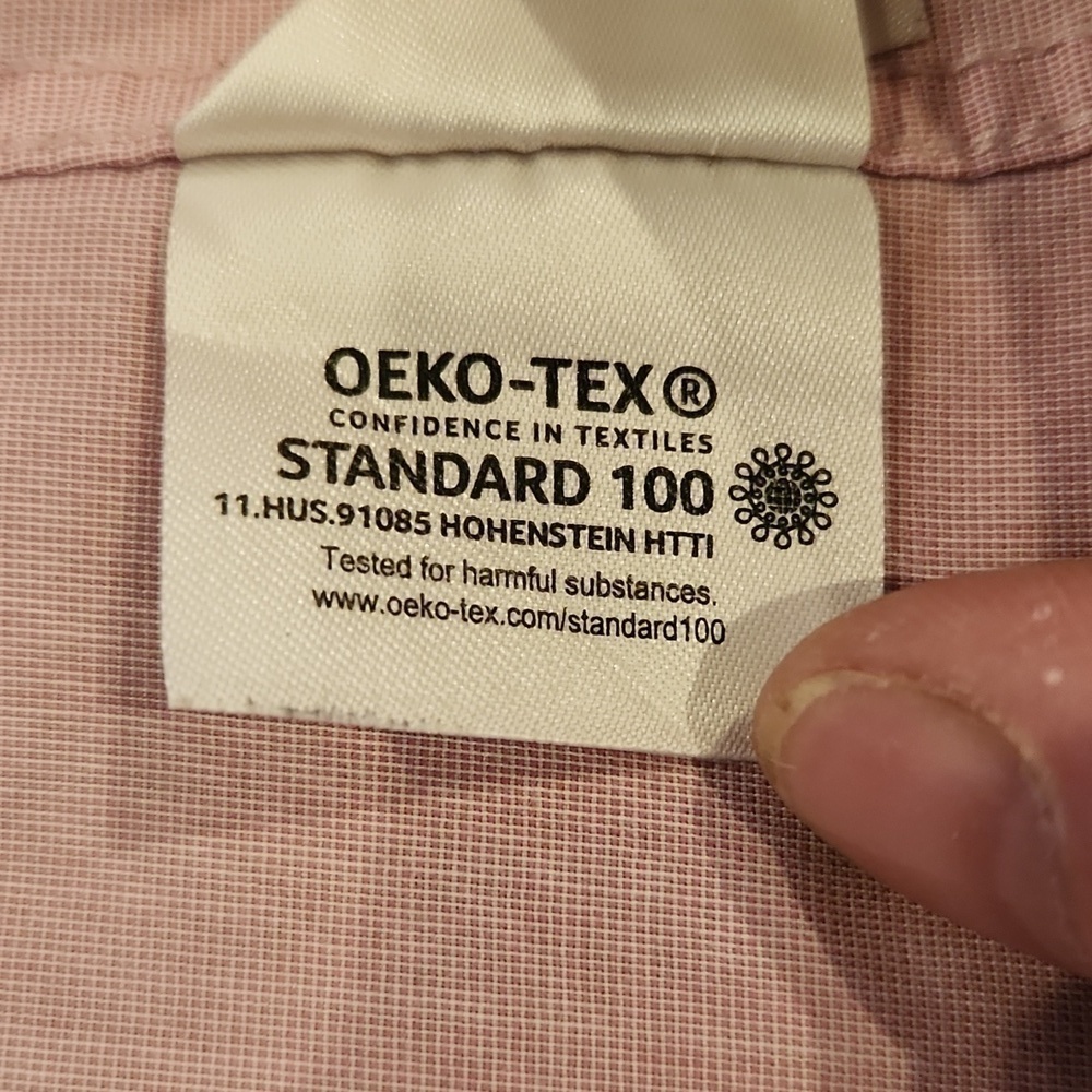 3/$20 Kenneth Cole Reaction Pink Button-Up Dress Shirt - Picture 11 of 11